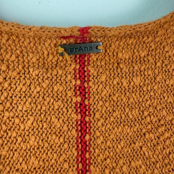 Prana Orange Muscle Tee with Red and Blue Stripes - Picture 9 of 11